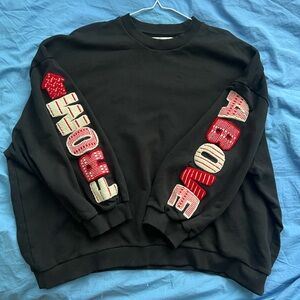 NWOT black Henrik Vibskov baggy sweater